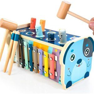 Wooden Hammering Pounding Toy for 12+ Months Kids,Montessori Toys for 1+Year Old